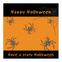Spider Halloween Square Favor Tag 2x2